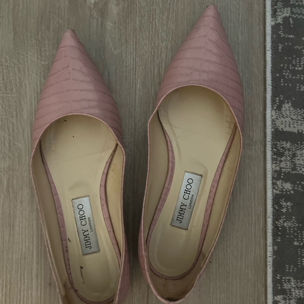 Jimmy Choo Blush Pink Flats